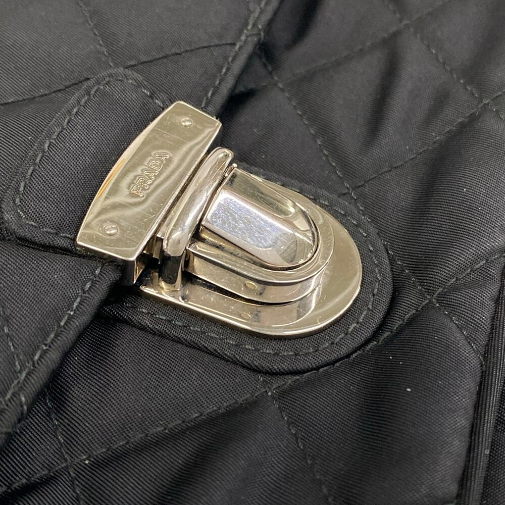 Prada Shoulder Bag Nylon Leather - Picture 11 of 15